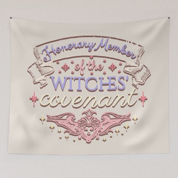 Item preview, Colorful Pastel Honorary Member Of The Witches' Covenant, Cool Halloween Design designed and sold by TrulyEpoque.