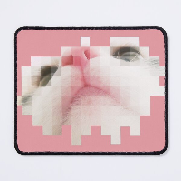 Item preview, pixelated cat designed and sold by weirdove.
