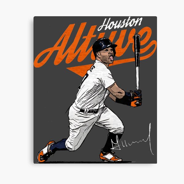 Houston Astros #27 Jose Altuve White/Orange/Gray/Navy American