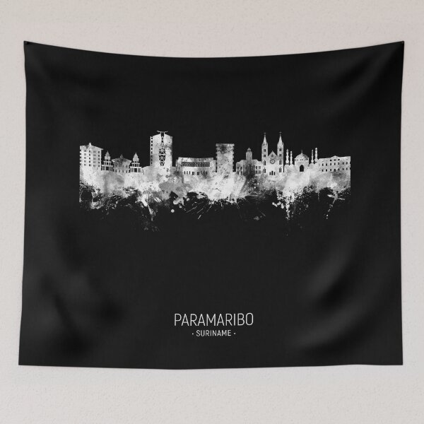 Item preview, Paramaribo Suriname Skyline designed and sold by ArtPrints.