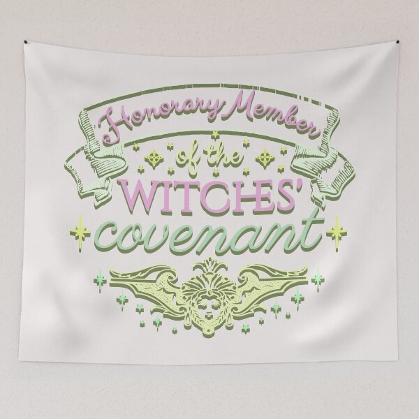 Item preview, Cute Pastel Honorary Member Of The Witches' Covenant, Cool Halloween Design designed and sold by TrulyEpoque.