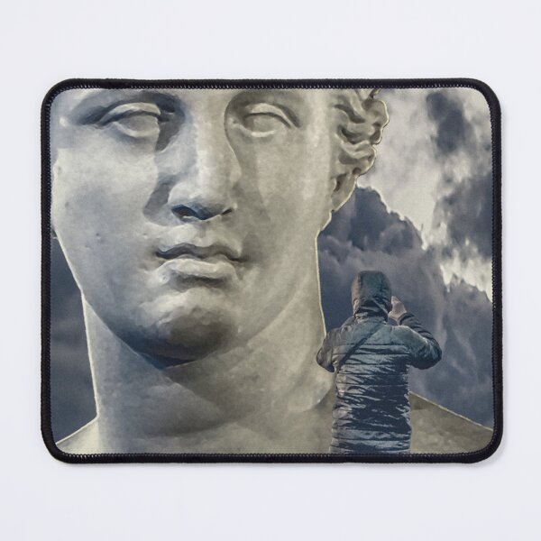 Item preview, Men taking photos of greek goddess designed and sold by DFLC Prints.
