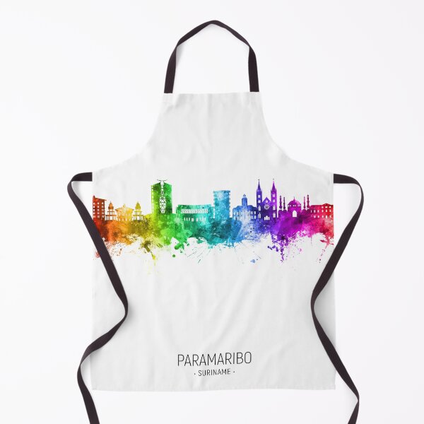 Item preview, Paramaribo Suriname Skyline designed and sold by ArtPrints.