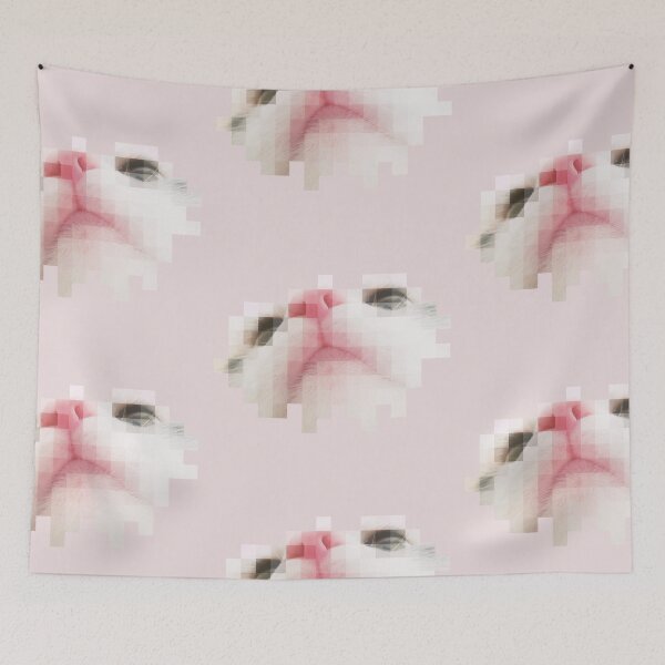 Item preview, pixelated cat designed and sold by weirdove.