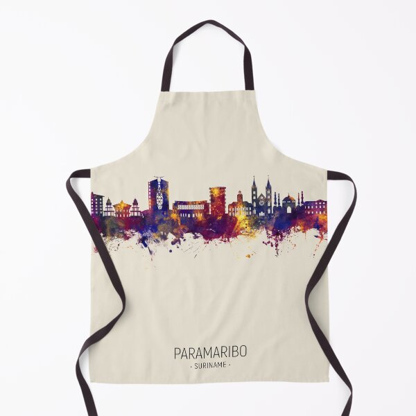 Item preview, Paramaribo Suriname Skyline designed and sold by ArtPrints.