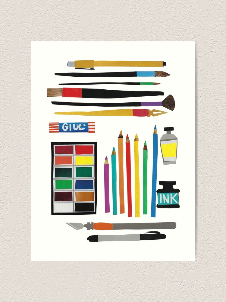 Painting Supplies  Poster for Sale by missmann