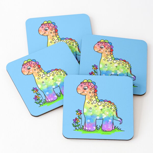 Item preview, Rainbow Dinosaur designed and sold by Art by Veya.