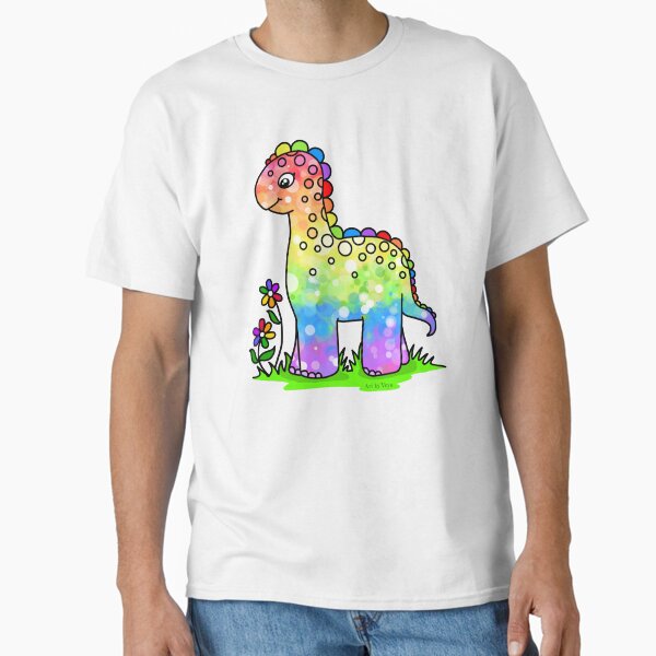 Item preview, Dinosaure arc-en-ciel designed and sold by Art by Veya.