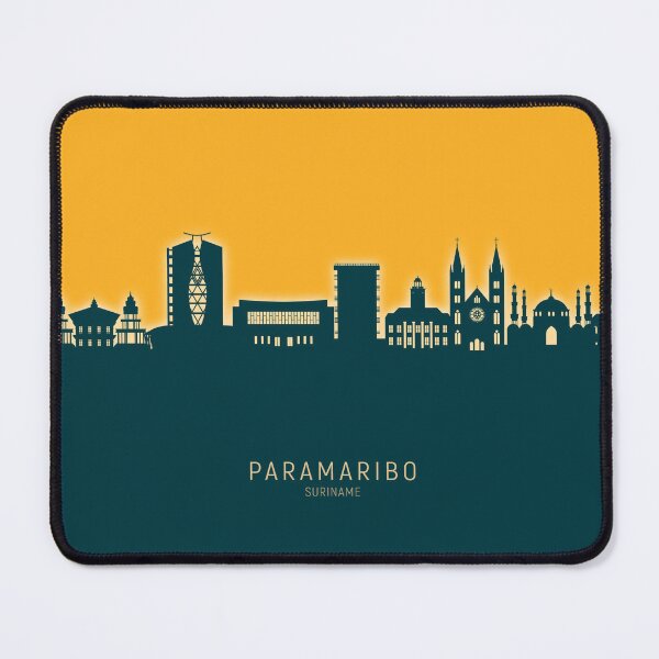Item preview, Paramaribo Suriname Skyline designed and sold by ArtPrints.