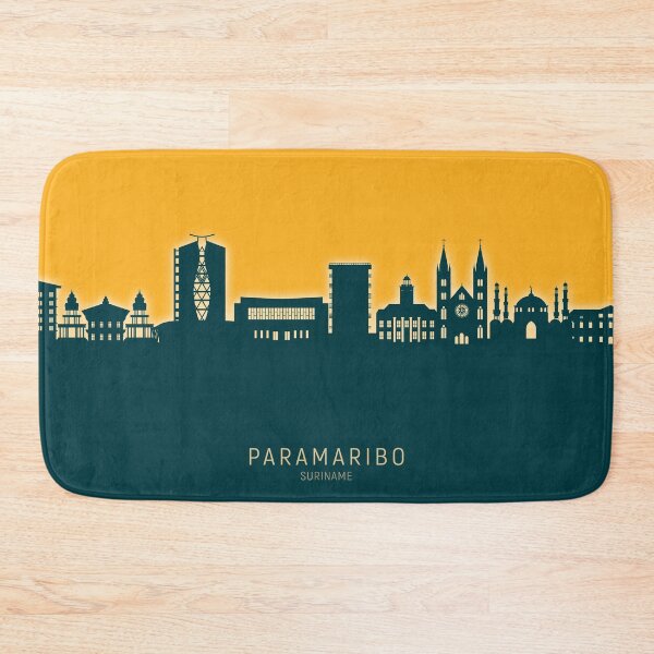 Item preview, Paramaribo Suriname Skyline designed and sold by ArtPrints.