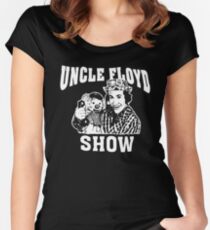 Camiseta entallada de cuello redondo Camiseta del show de Uncle Floyd