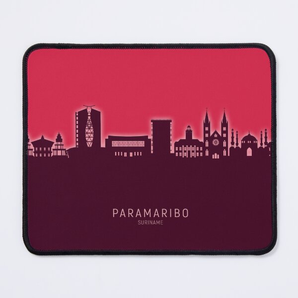 Item preview, Paramaribo Suriname Skyline designed and sold by ArtPrints.