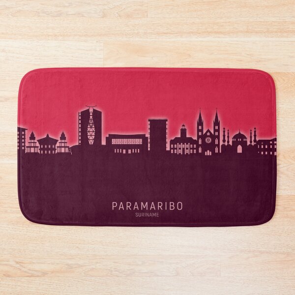 Item preview, Paramaribo Suriname Skyline designed and sold by ArtPrints.