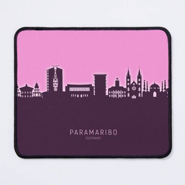 Item preview, Paramaribo Suriname Skyline designed and sold by ArtPrints.