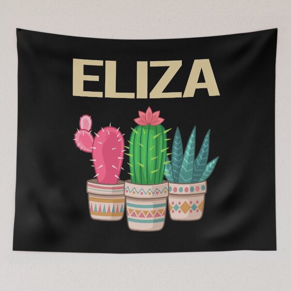 Aperçu de l'œuvre heureux, cactus, eliza créée et vendue par DavetteJungle.