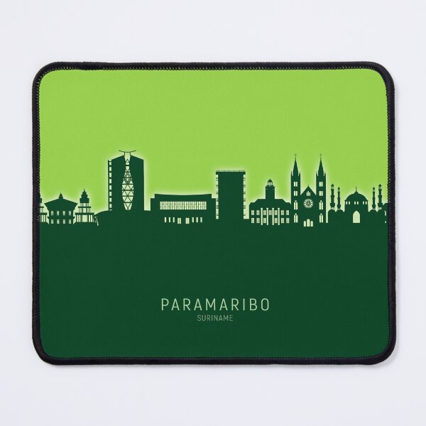 Item preview, Paramaribo Suriname Skyline designed and sold by ArtPrints.