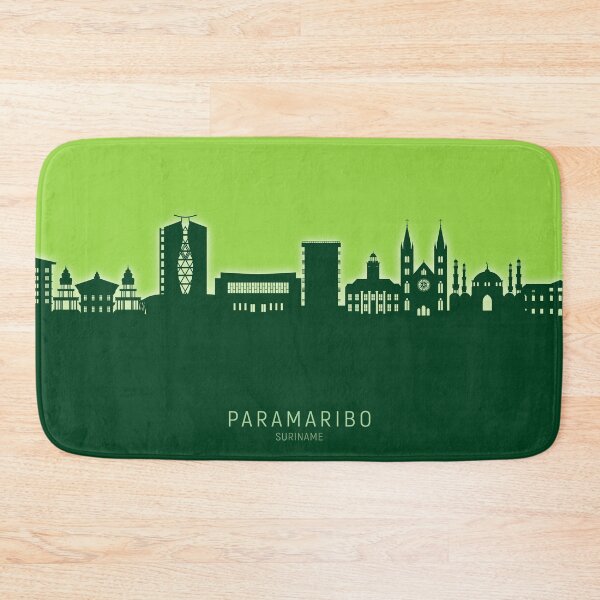 Item preview, Paramaribo Suriname Skyline designed and sold by ArtPrints.