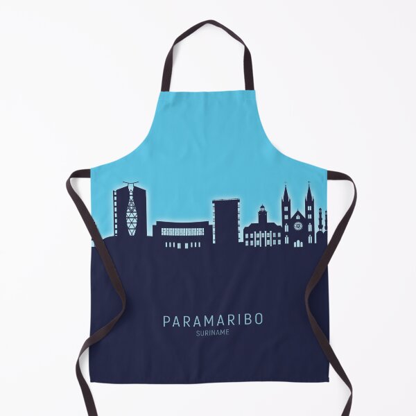Item preview, Paramaribo Suriname Skyline designed and sold by ArtPrints.