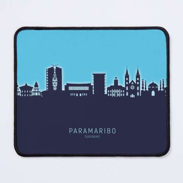 Item preview, Paramaribo Suriname Skyline designed and sold by ArtPrints.