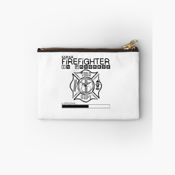 Item preview, Sarah | FIREFIGHTER in Progress | Future Firefighter | Black Text designed and sold by Loving-school.