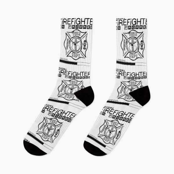 Item preview, Sarah | FIREFIGHTER in Progress | Future Firefighter | Black Text designed and sold by Loving-school.