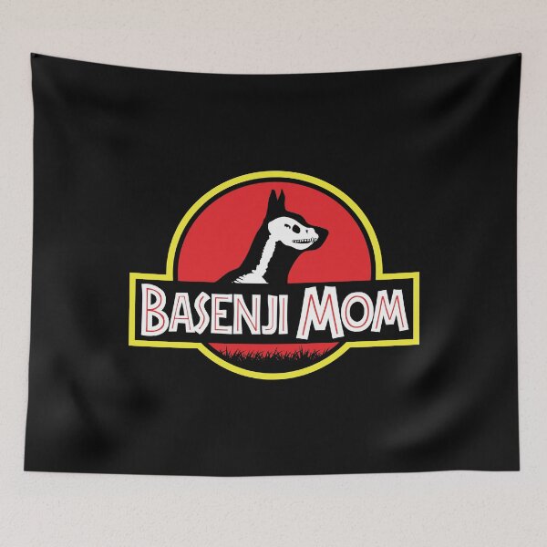 Item preview, (For Dark Background) Jurassic Basenji Mom designed and sold by More Cute Dogs.