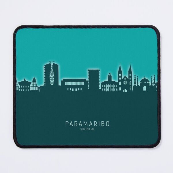 Item preview, Paramaribo Suriname Skyline designed and sold by ArtPrints.