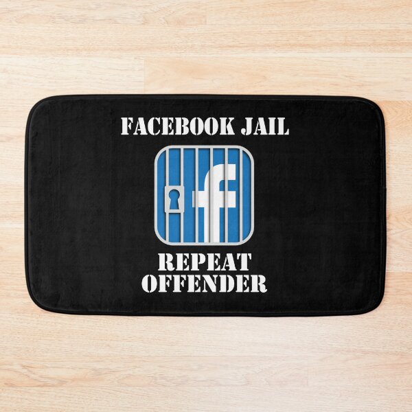 Item preview, Facebook Jail Repeat Offender designed and sold by peterpaz.