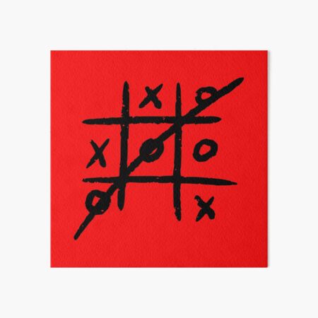 Tic Tac Toe Horror Board 