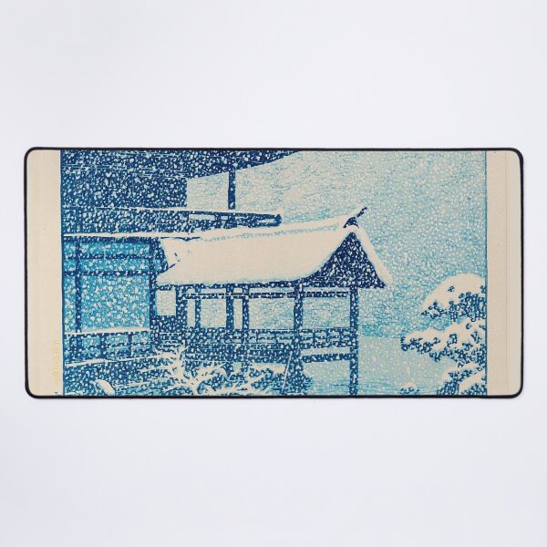 Item preview, Kawase Hasui The Golden Pavilion in Snow (Yuki no Kinkakuji), from the series Selected Views of Japan (Nihon fûkei senshû) designed and sold by TeeARTHY.