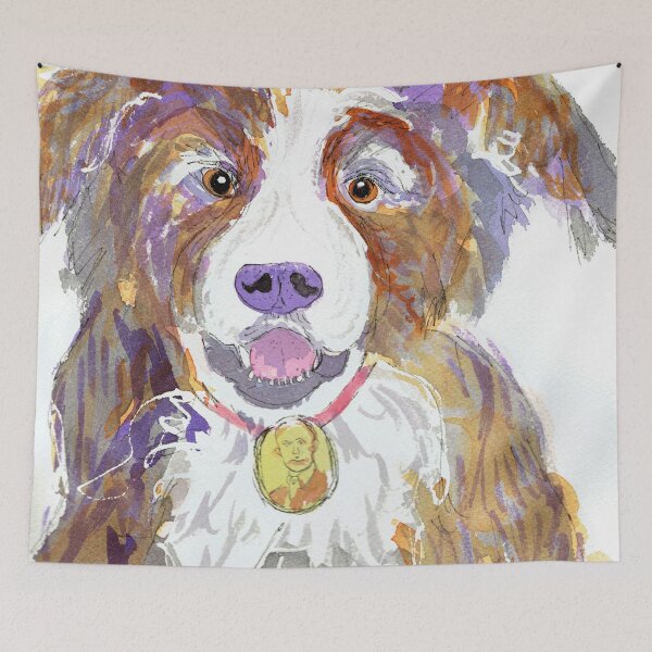 Item preview, Wibber--star of "Mystery of the Moondogs", Border Collie mutt designed and sold by MadLilyArt.