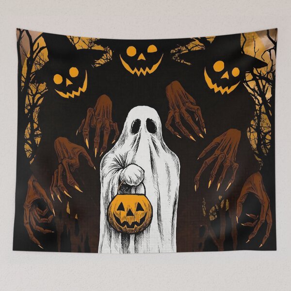 Item preview, witch and pumkin skull head designed and sold by Common Lamia.