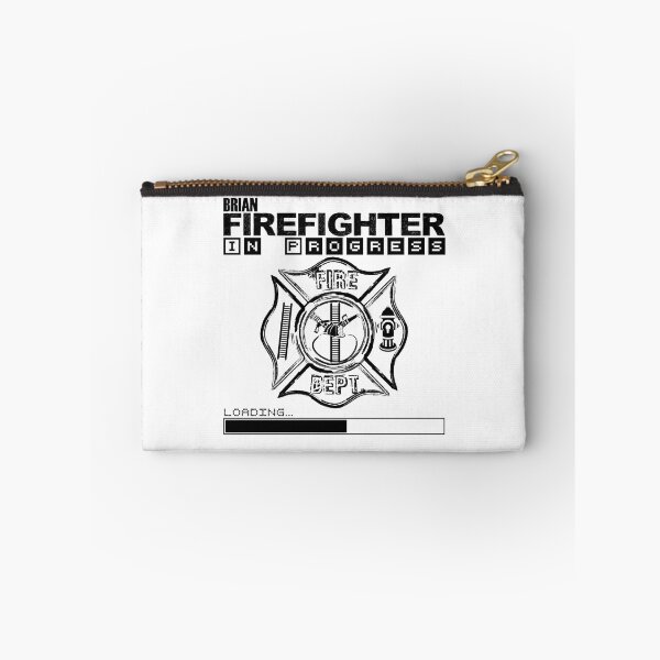 Item preview, Brian | FIREFIGHTER in Progress | Future Firefighter | Black Text designed and sold by Loving-school.