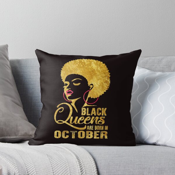 Item preview, Black Queens are born in October Birthday Women's Tee designed and sold by larspat.
