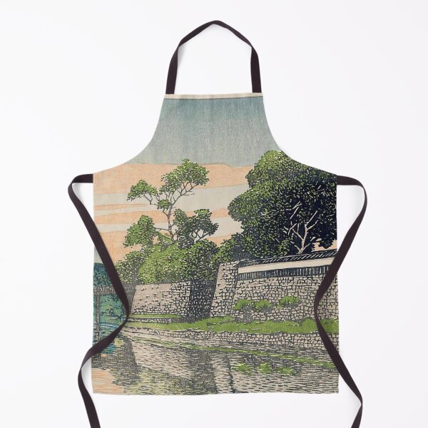 Item preview, Kawase Hasui The Imperial Procession Bridge at Kumamoto Castle (Kumamoto-jô Miyukibashi), from the series Selected Views of Japan (Nihon fûkei senshû) designed and sold by TeeARTHY.