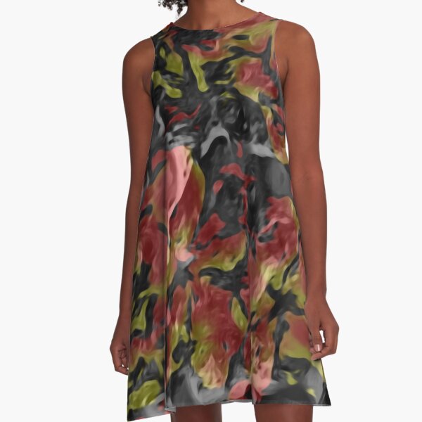 The Cracked Desert A-Line Dress