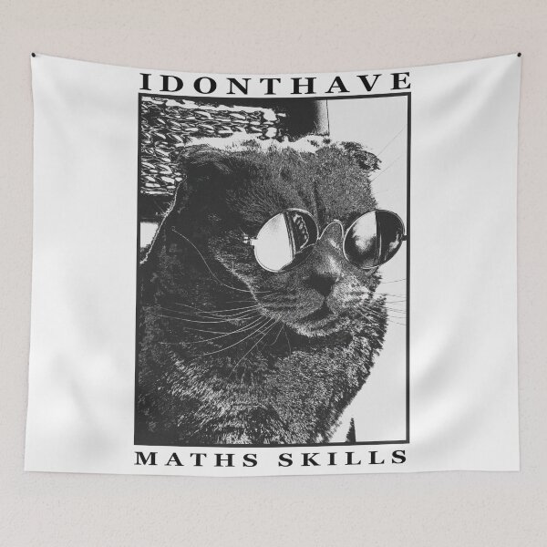 Item preview, "I dont have math skills" funny graphic t-shirt for men and women for Christmas and thanksgiving designed and sold by estheticianart.