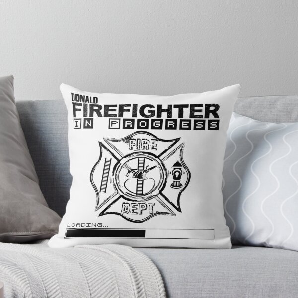 Item preview, Donald | FIREFIGHTER in Progress | Future Firefighter | Black Text designed and sold by Loving-school.