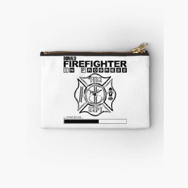 Item preview, Donald | FIREFIGHTER in Progress | Future Firefighter | Black Text designed and sold by Loving-school.
