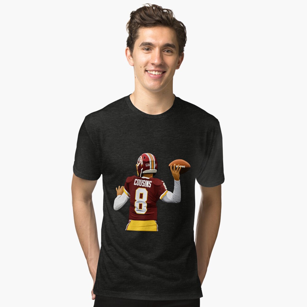 Kirk Cousins #8 Throws The Ball Kids T-Shirt for Sale by