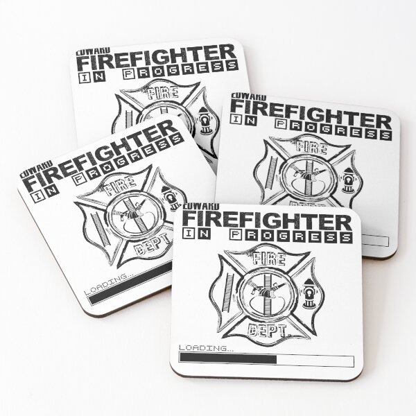 Item preview, Edward | FIREFIGHTER in Progress | Future Firefighter | Black Text designed and sold by Loving-school.