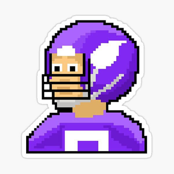 Kirk cousins MSU Vikings jersey Sticker for Sale by Skier1714