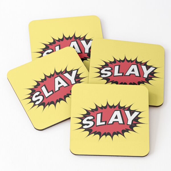 Item preview, Slay Pop Art Comic Text designed and sold by jenbdesigns.