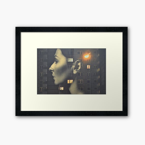 steven wilson - hand cant erase innersleeve art LP fanart1 Framed Art Print