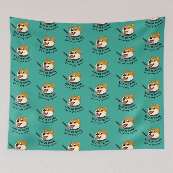 Item preview, Keep On Pulling! Shiba Inu  designed and sold by bawk.