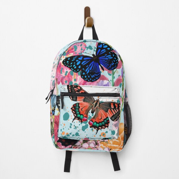 Item preview, Watercolor flowers with realistic butterflies designed and sold by Alex-artz.