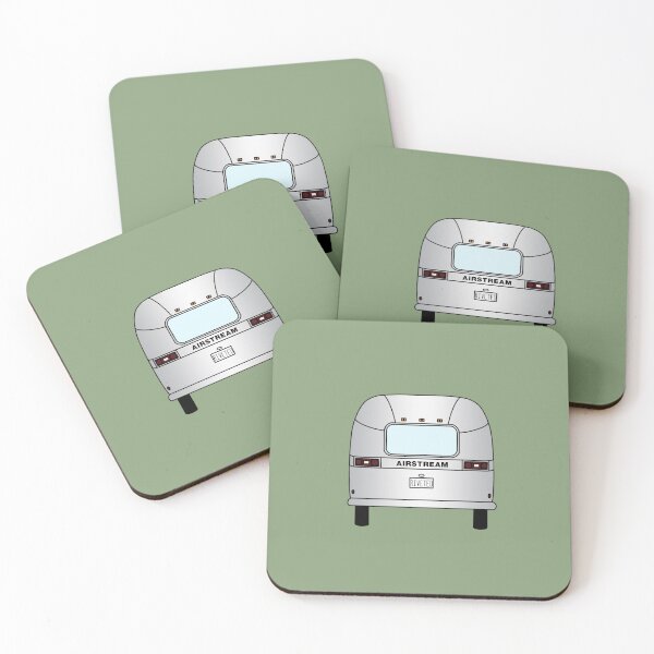 Aperçu de l'œuvre Airstream roulotte camping-car riveté vintage créée et vendue par GulfCoastDesign.