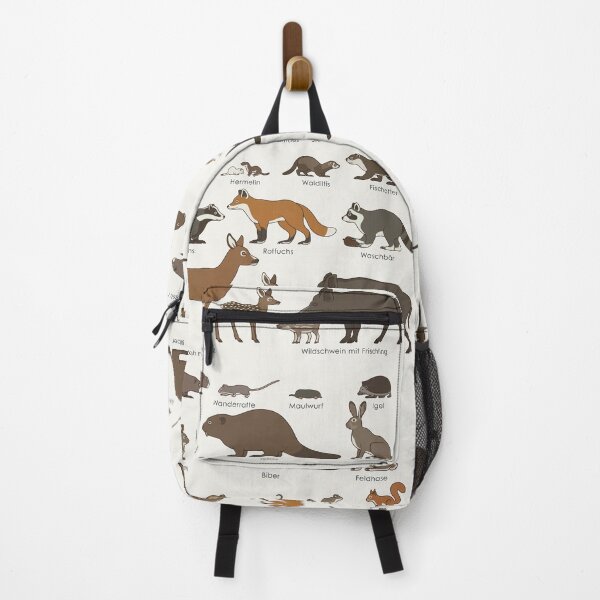 Item preview, Wild animals close to settlements or urban wild animals Infographic / display board (German) designed and sold by Iris Luckhaus.