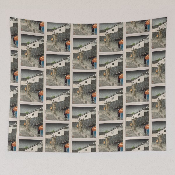 Item preview, Kawase Hasui  Uchiyamashita, Okayama, from the series Selected Scenes of Japan (Nihon fûkei senshû) designed and sold by TeeARTHY.