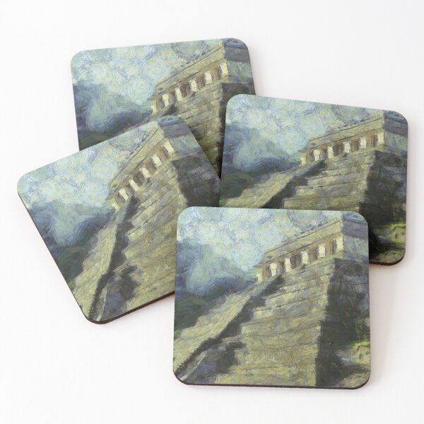 Item preview, Starry Night in The Ancient Mayan Temple, Temple of the Inscriptions designed and sold by Ryan  Rad.